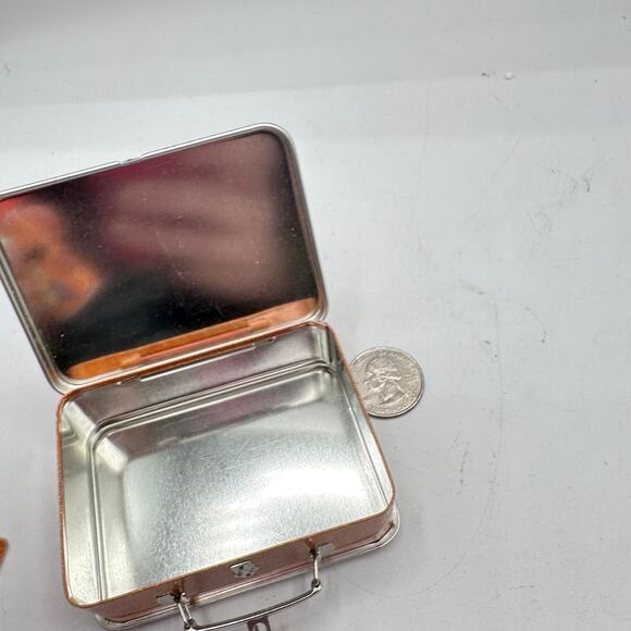 Vintage Hallmark Ornament 2000 Hopalong Cassidy Mini Metal Lunchbox thermos - Picture 5 of 9